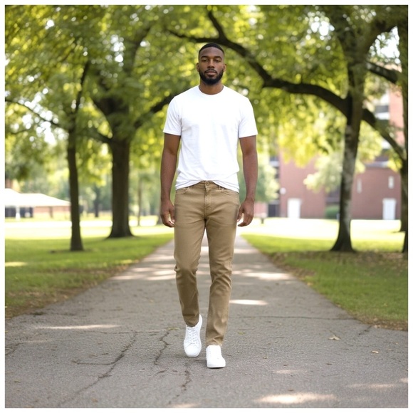 The Perfect Jeans • NYC Slim Fit Jeans/Khakis. Tobacco. 34/30. NWT - Picture 4 of 11